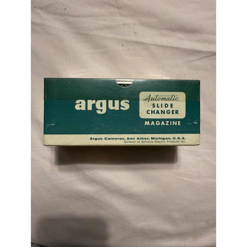 Vintage Argus No 593 Automatic Slide Changer Magazine Set of 2‎ with Boxes